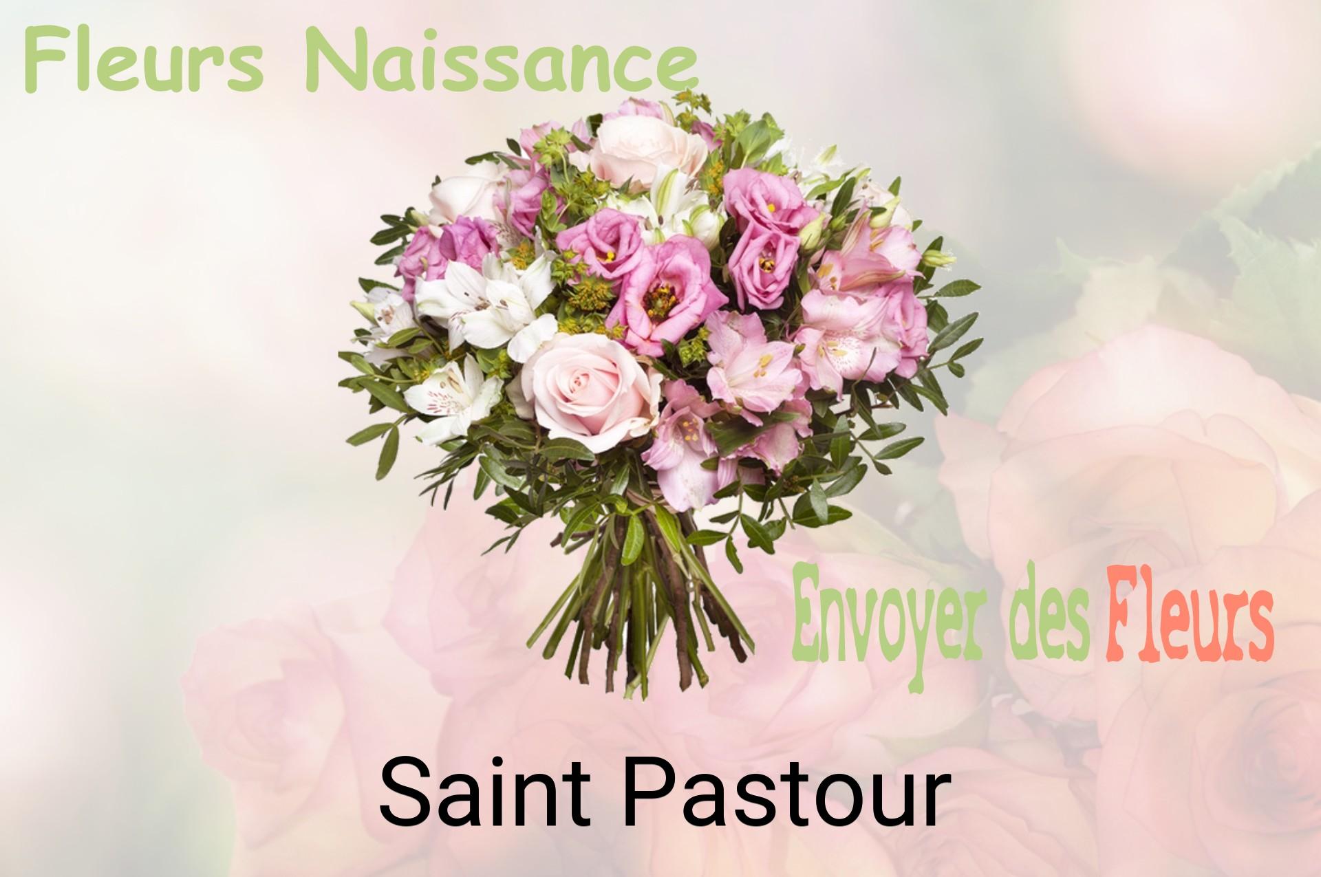 Bouquet de fleurs de naissance livré à Saint-Pastour